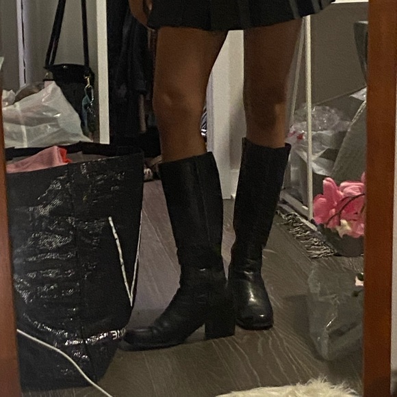 Black Heeled Boots - Picture 2 of 8